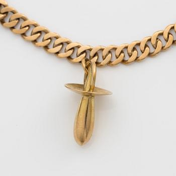 Armband 18k guld med berlocker.
