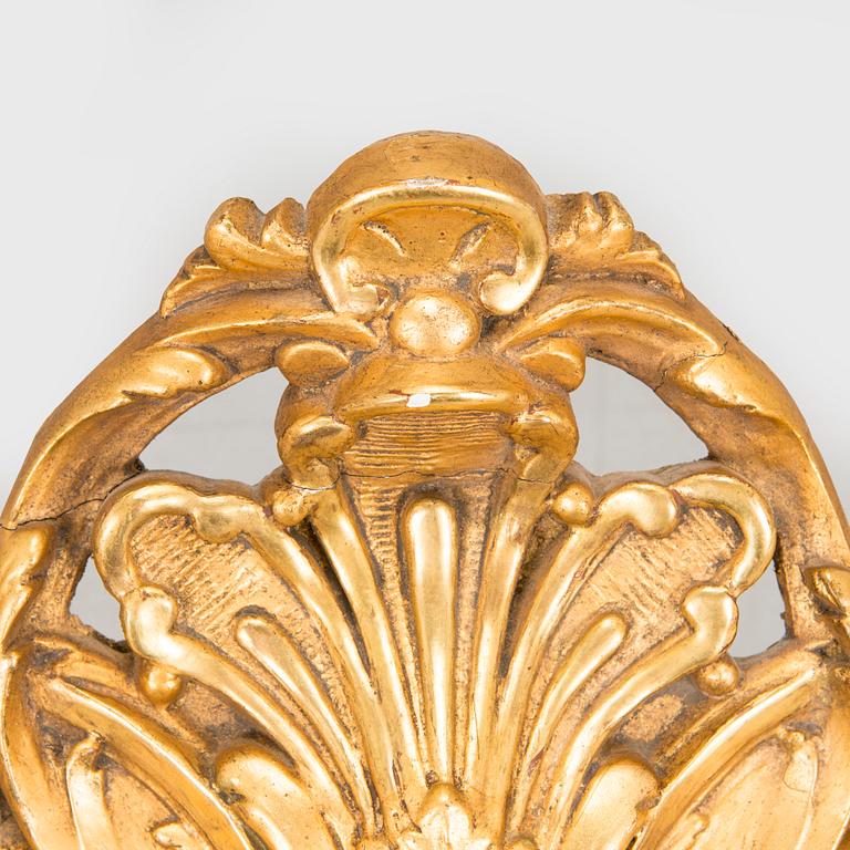 A neo-rococo cornish, late 19th century.