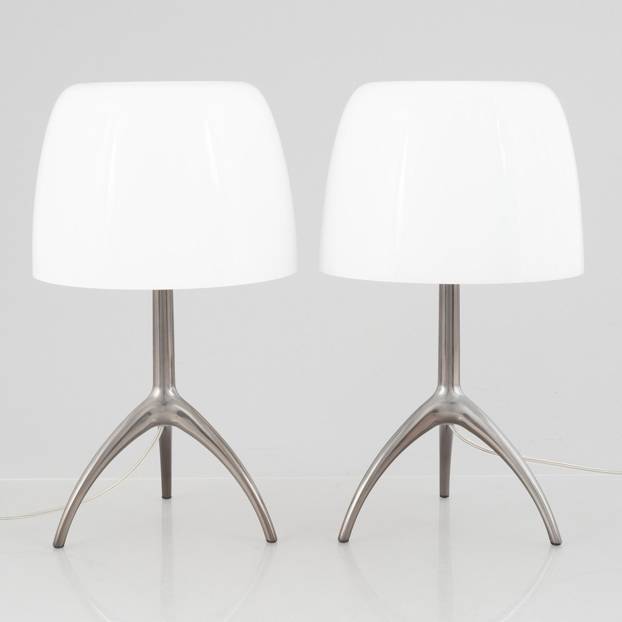 Rodolfo Dordoni, a pair of "Lumiere Grande", Foscarini, Italy.