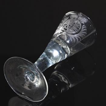 SPETSGLAS. Tyskland, 1700-tal.