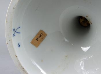 UPPSATSSKÅL, porslin, Meissen.