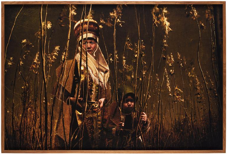 Cooper & Gorfer, "Shola and Islam in a Field of Newly Planted Trees", 2010.