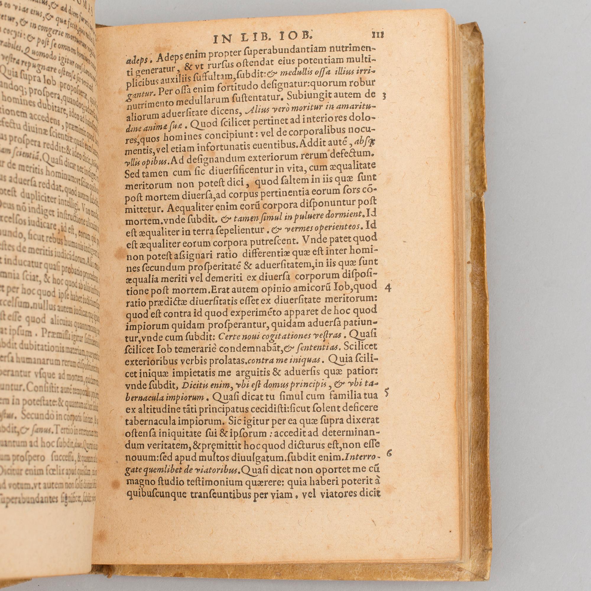 BOK, Thomas Aquinas’ Commentary on Job, 1588.