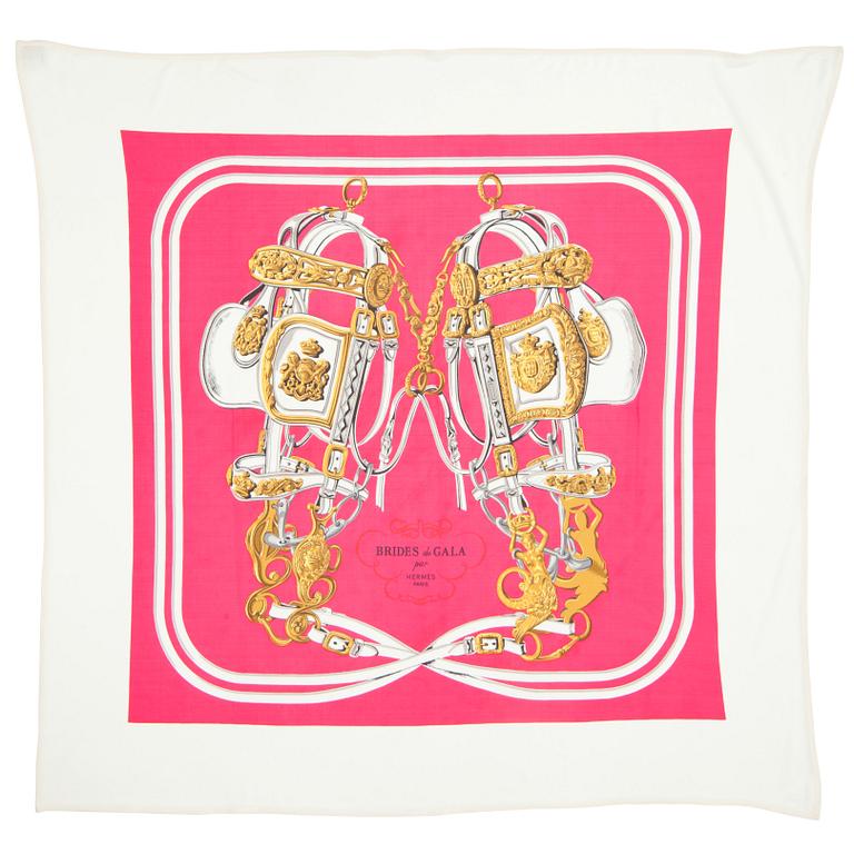 HERMÈS, a silk scarf, "Brides des gala".