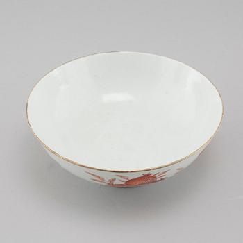 BOWL, porcelain, China, "GuangXu" mark and period.