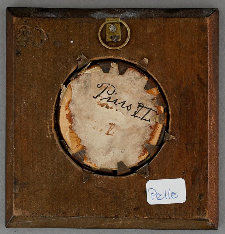 MINIATYRMÅLNINGAR, 2 st, okänd konstnär, gouache på papper, 1800-talets första hälft.