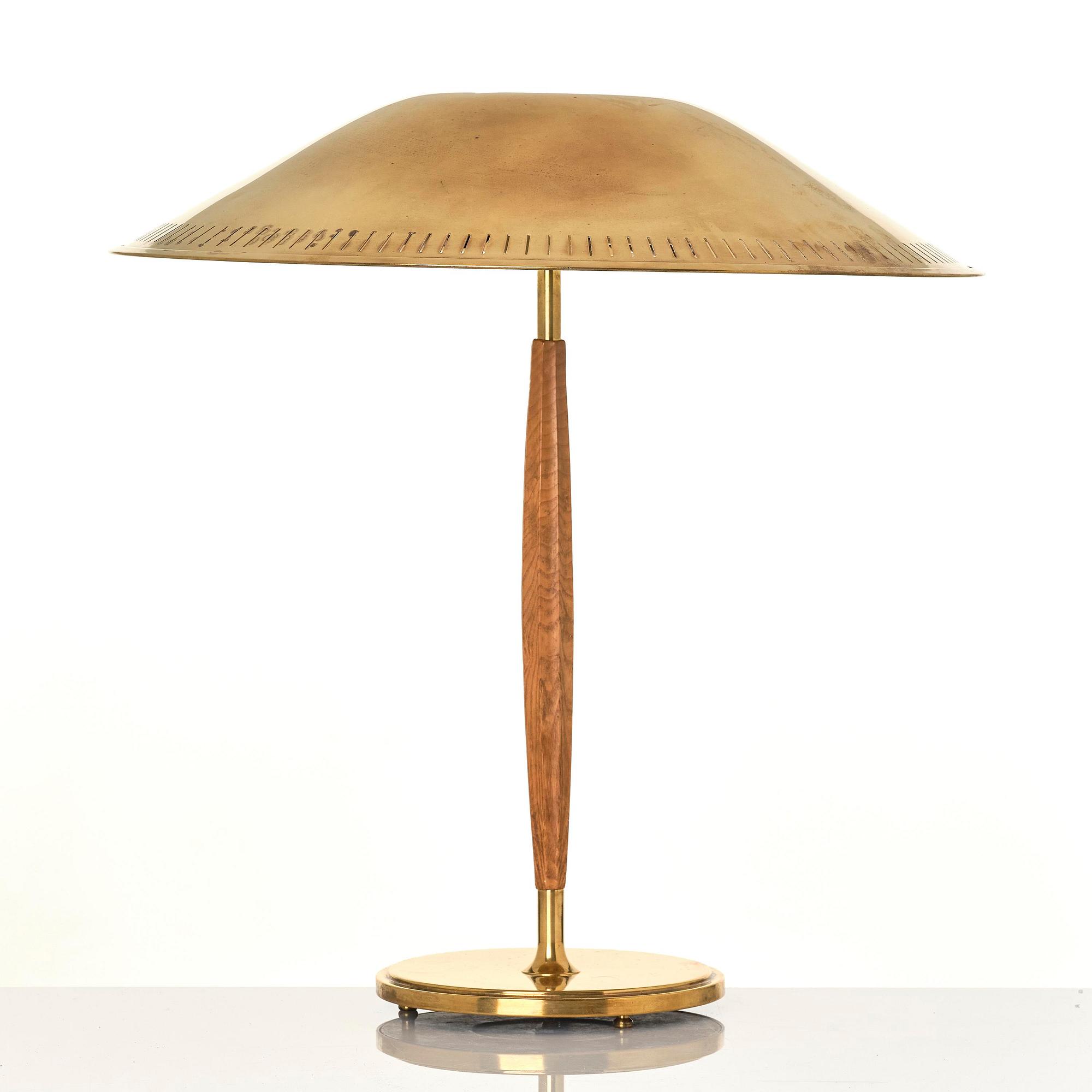 Harald Notini, Table lamp, model "15277", Arvid Böhlmarks Lamp Factory, Stockholm, 1940s.