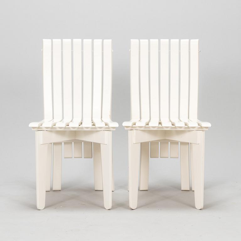 Alvar Aalto, a 5-piece 'Aurinko' (Sun-series) garden furniture suite for Artek 2009.