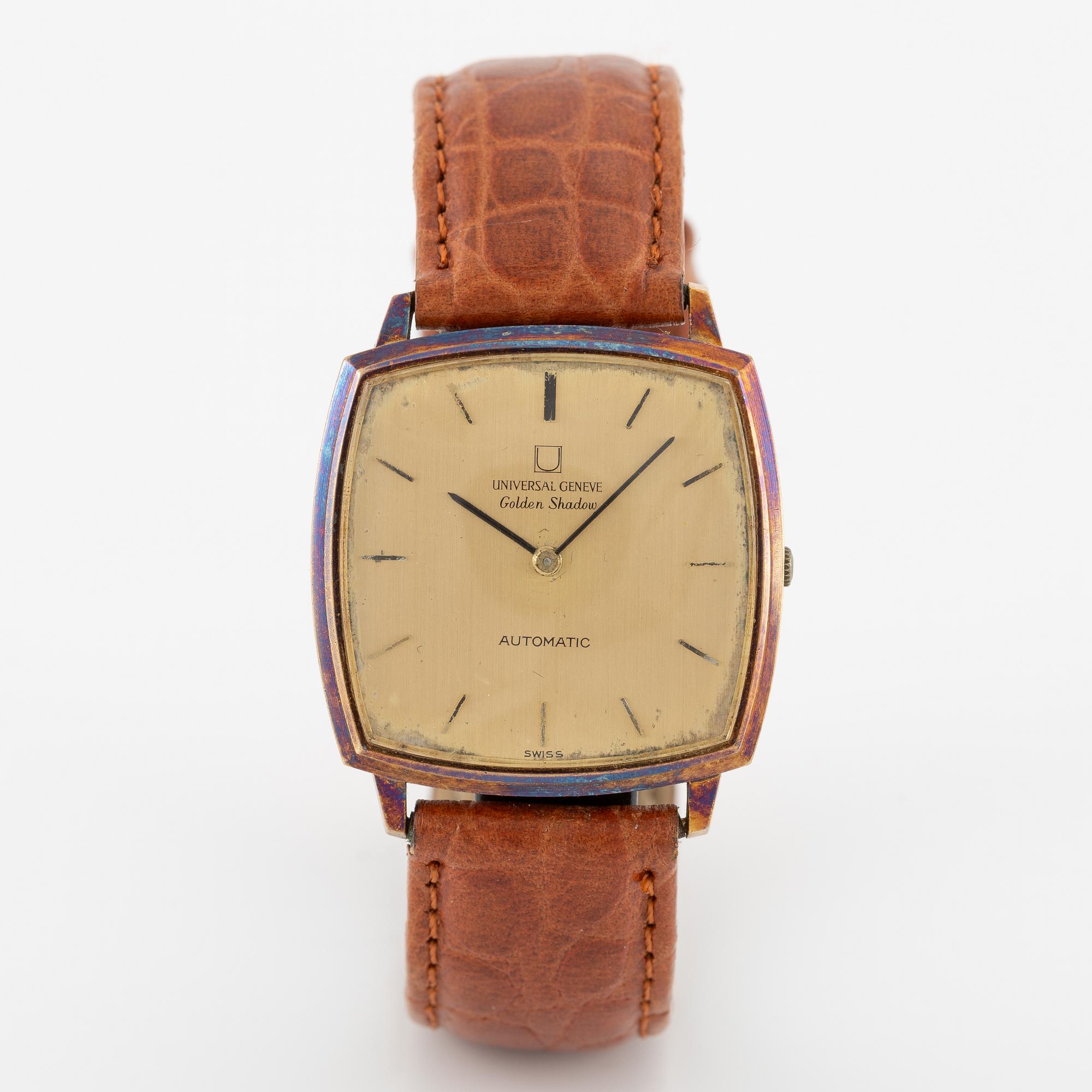 Universal Geneve, Golden Shadow, wristwatch, 32 x 32 mm.