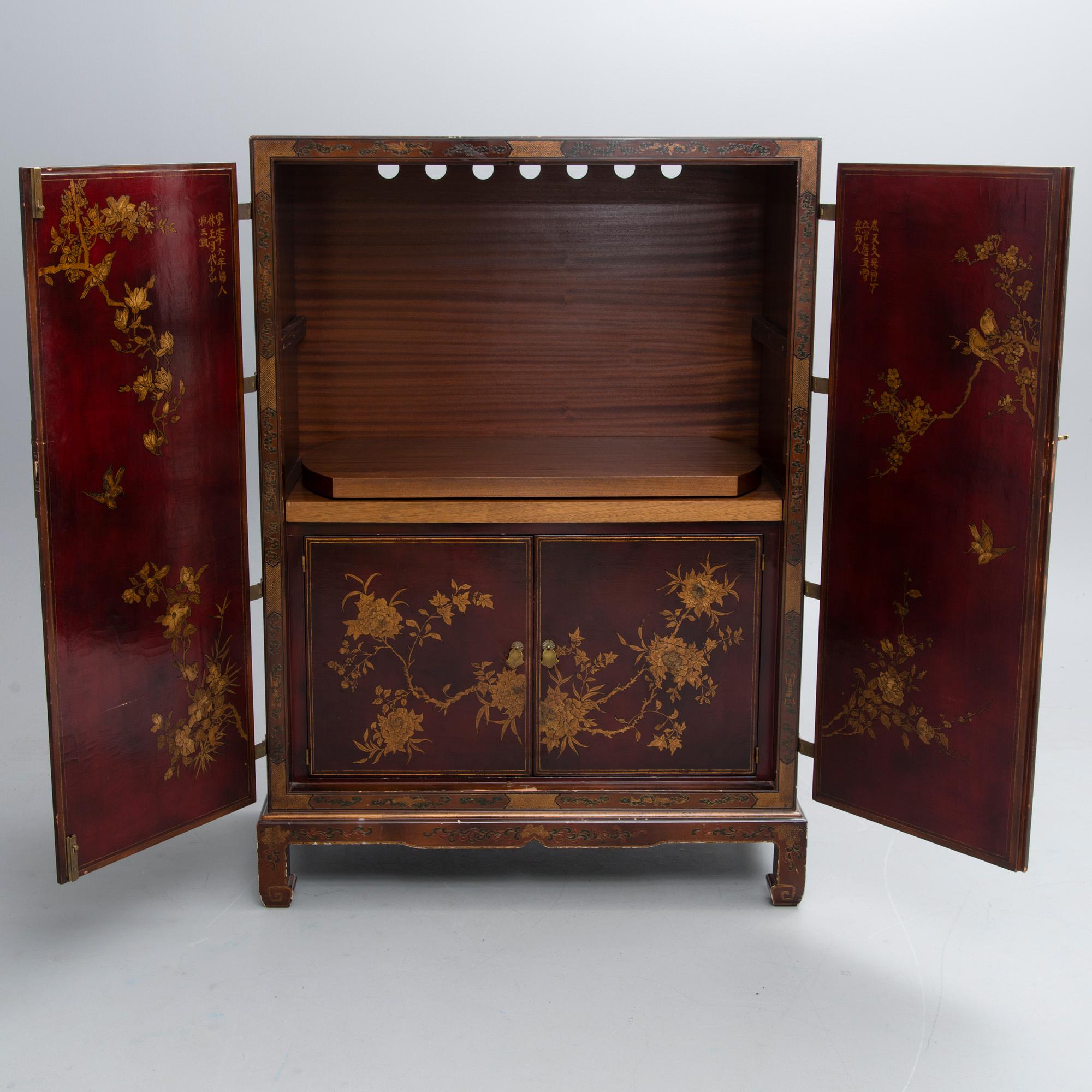 A late 20th century Chinese cabinet / TV cabinet.