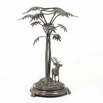 A table centerpiece, silver-plated, AG Dufva, circa 1900.