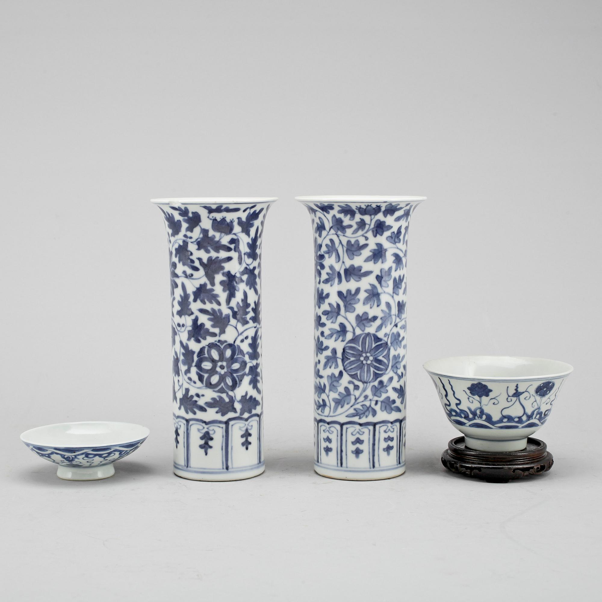 PARTI PORSLIN, 4 delar, modern tillverkning, Kina.