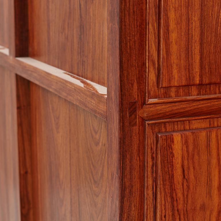 Bookcases, a pair, crafted by cabinetmakers in Beijing.