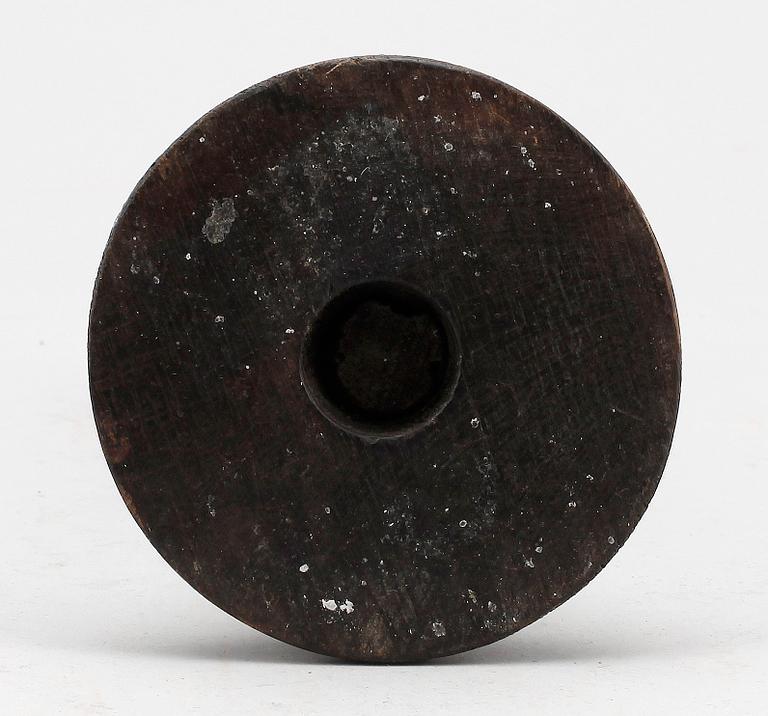 LJUSSTAKE, trä, barockstil, 1800-tal.