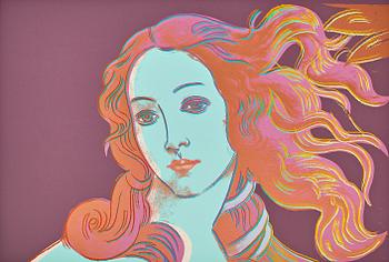 318. Andy Warhol, "Sandro Botticelli, Birth of Venus".