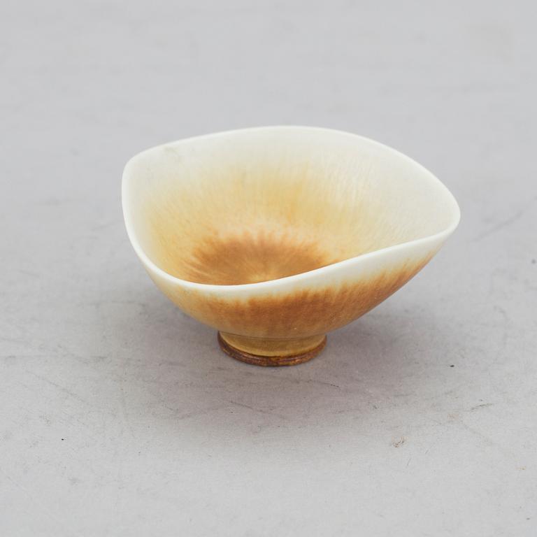 MINIATYRSKÅL, stengods. Berndt Friberg, Gustavsberg studio 1968.