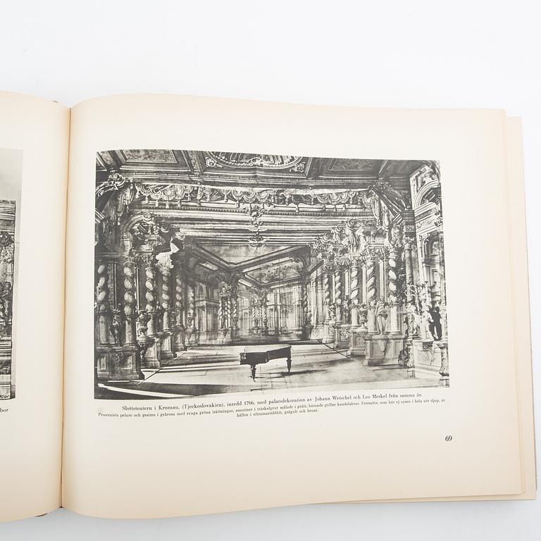 Book "The Castle Theatres at Drottningholm and Gripsholm" Agne Beijer Stockholm 1937 no. LXII/CCLV.