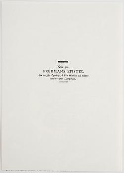 Peter Dahl, "Carl Michael Bellman: Fredmans Epistlar".