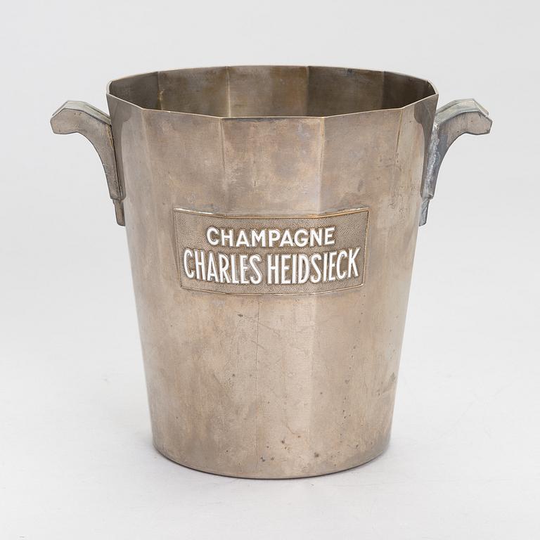 Champagne cooler, Charles Heidsieck, Argit, France 1920s-30s.