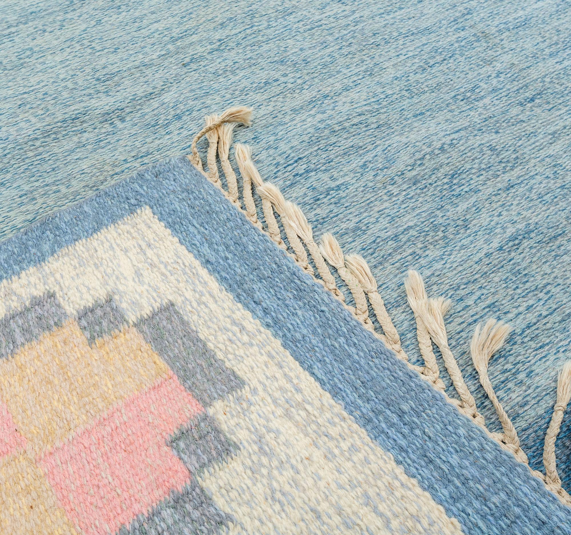 MATTA, rölakan, monogramsignerad GG (Gitt Grännsjö-Carlsson), ca 282 x 193 cm.