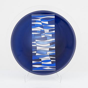 Klas-Göran Tinbäck, a dish, dated 1984.