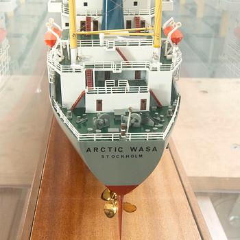 A ship model, M/S Arctic Wasa, launched 1973.