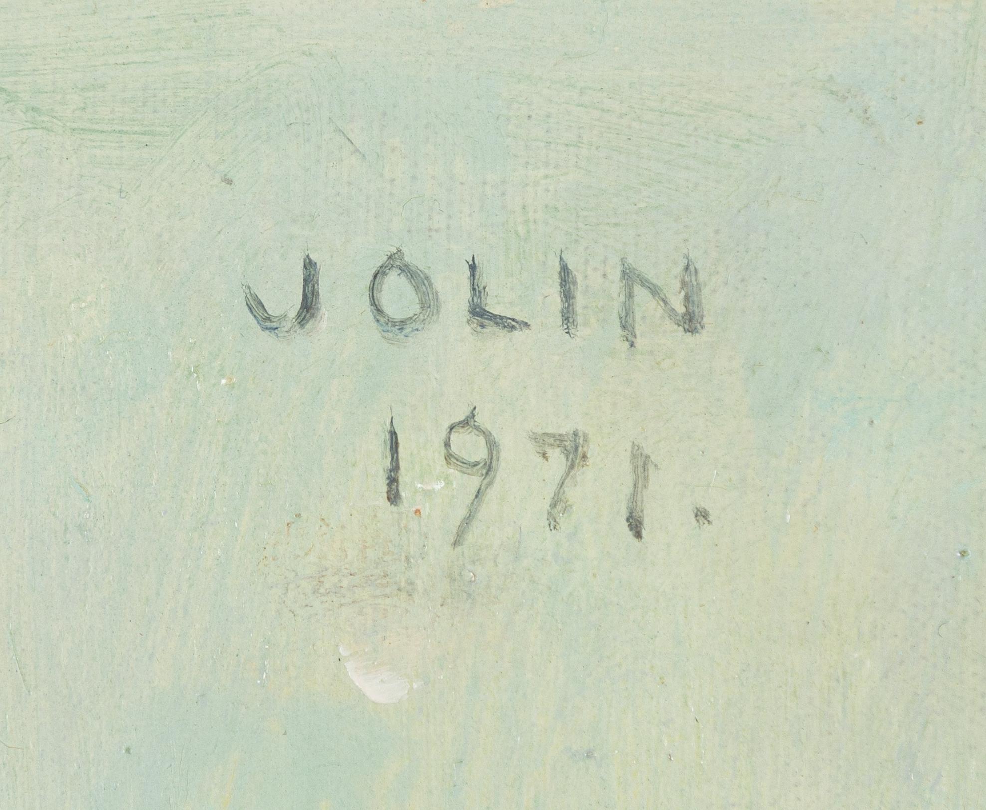 Einar Jolin, Still life with flowers and a shell.