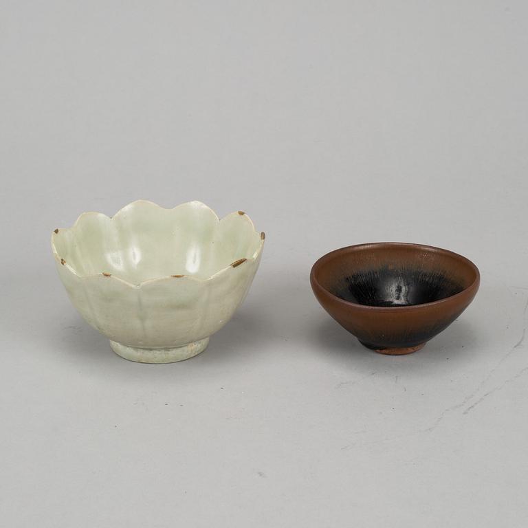 Two ceramic bowls, Song and Yuan dynasty.