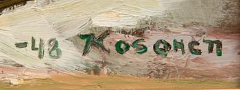ERKKI KOSONEN, oil on board, signed and dated -48.