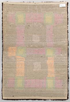 Lea Vehmanen-Tennberg, A Finnish long pile Ryijy Rug, for Neovius. Circa 175 x 115 cm.