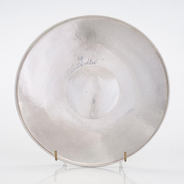 Tapio Wirkkala, silver dish, Kultakeskus, Hämeenlinna 1978.