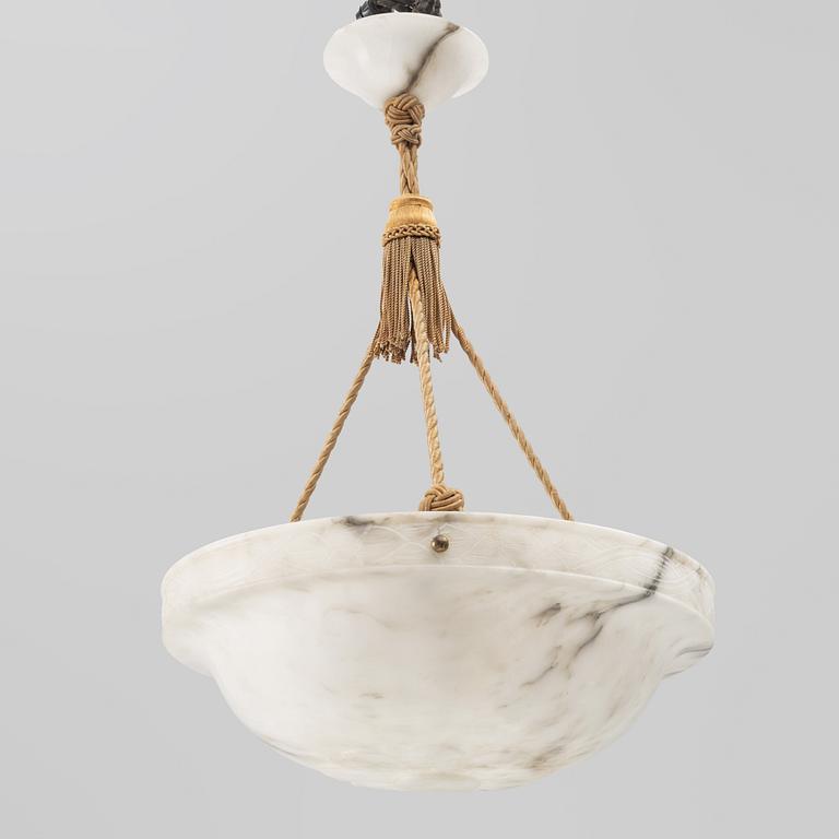 Takampel, alabaster, 1920-tal.