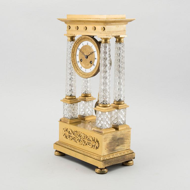 RAOUL LEFEVRE - MANTEL CLOCK, empire, 19th century first half / mid.