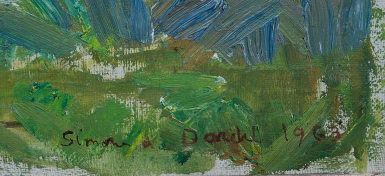 SIMONE DE DARDEL, olja på duk, signerad och daterad 1963.