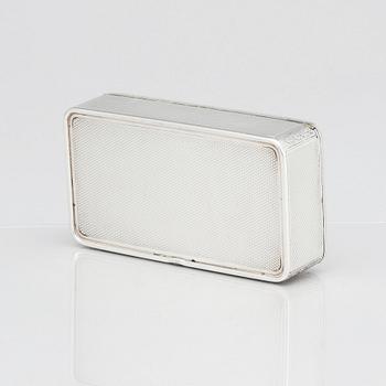 A russian silver box, unclear makers mark, assay master Victor Savinkov, Moscow, Russia, 1869.