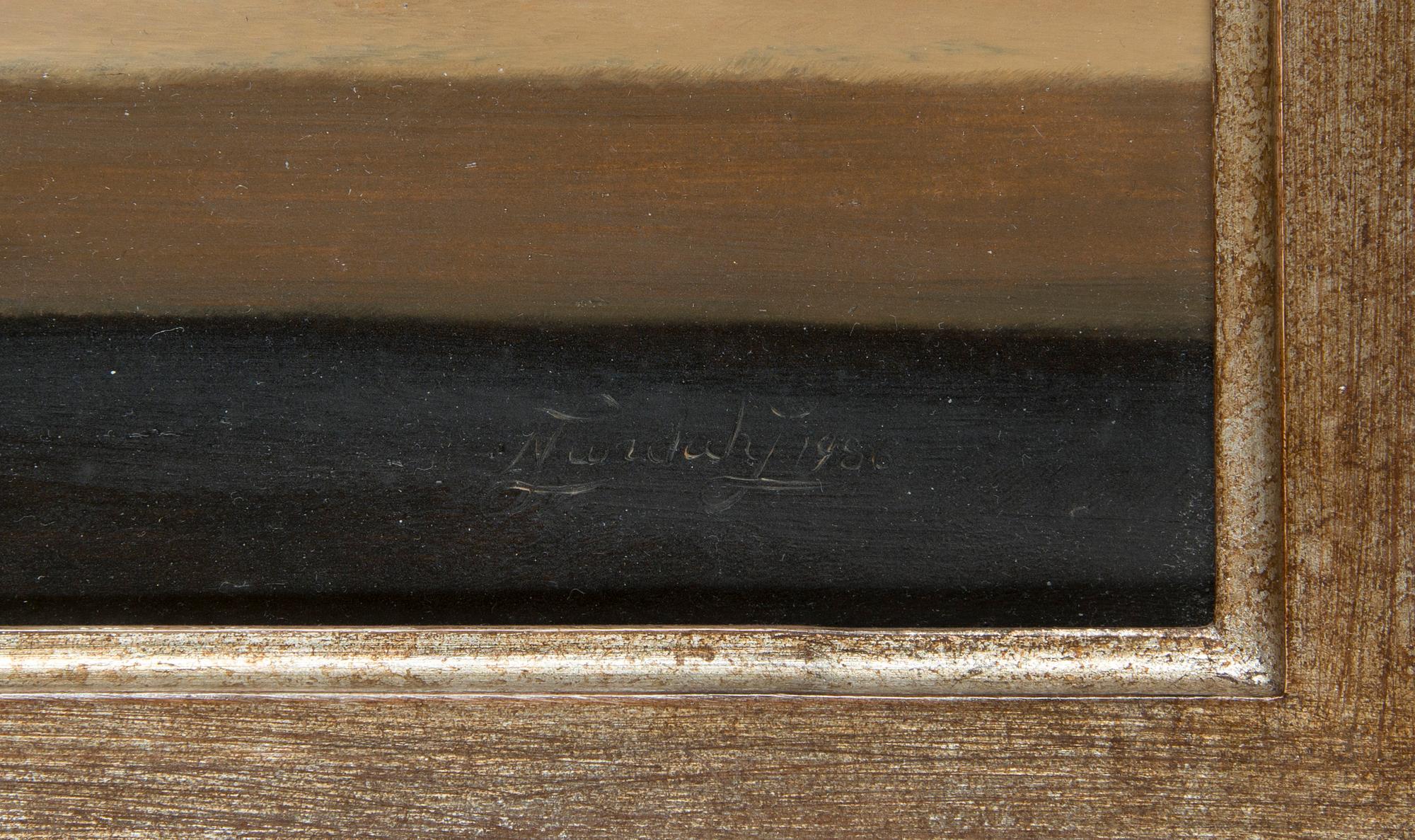 Nadine Lundahl, Nature morte med gula plommon.