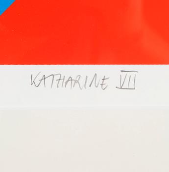 PAUL OSIPOW, serigrafi, signerad, daterad -90 och numrerad XXI/XXV.