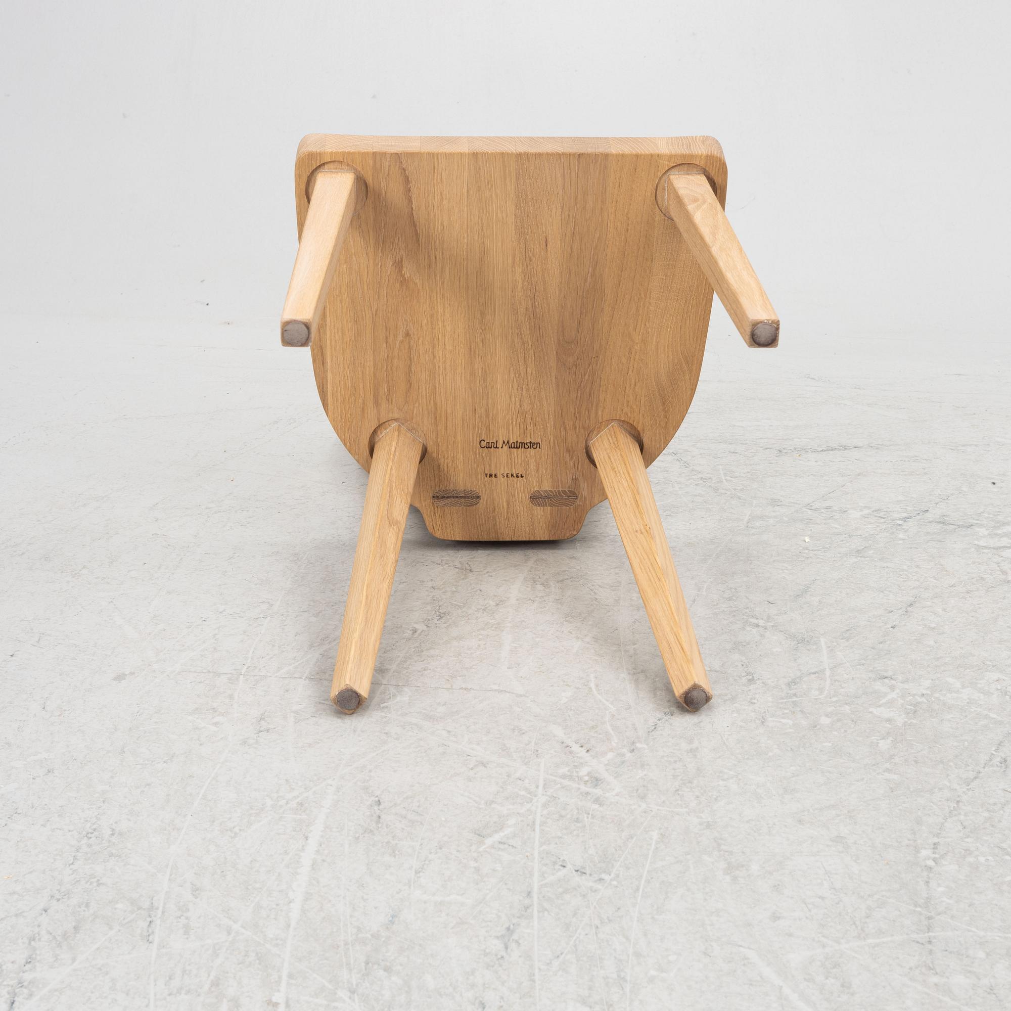 Carl Malmsten, stol, "Skedblad", Tre Sekel, 2000-tal.