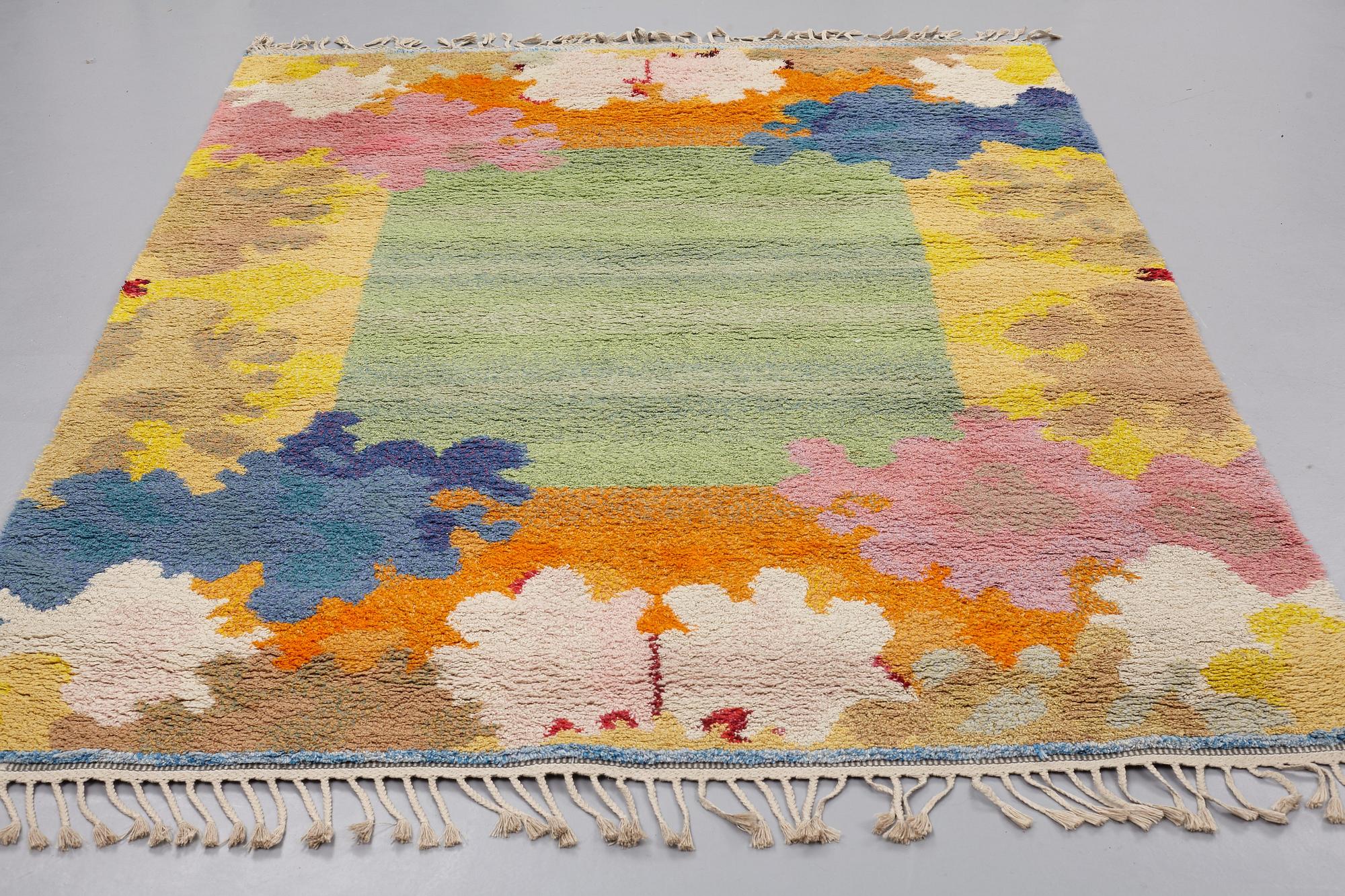Kaisa Melanton, A CARPET, "Skärgårdsmattan", knotted pile, ca 266,5 x 185,5 cm, signed AB MMF KM.