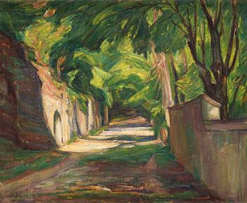 114. Karl Nordström, "Passage vid stadsmuren".