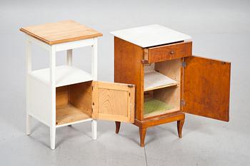 SÄNGBORD, 2 st, 1900-tal.