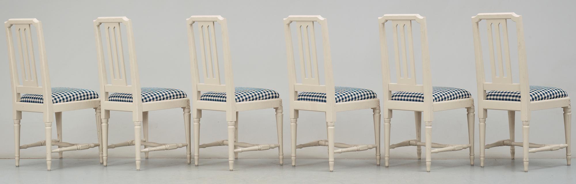 STOLAR, 6 st, "Odenslunda", Ur IKEAs 1700-tals serie, 1990-tal.