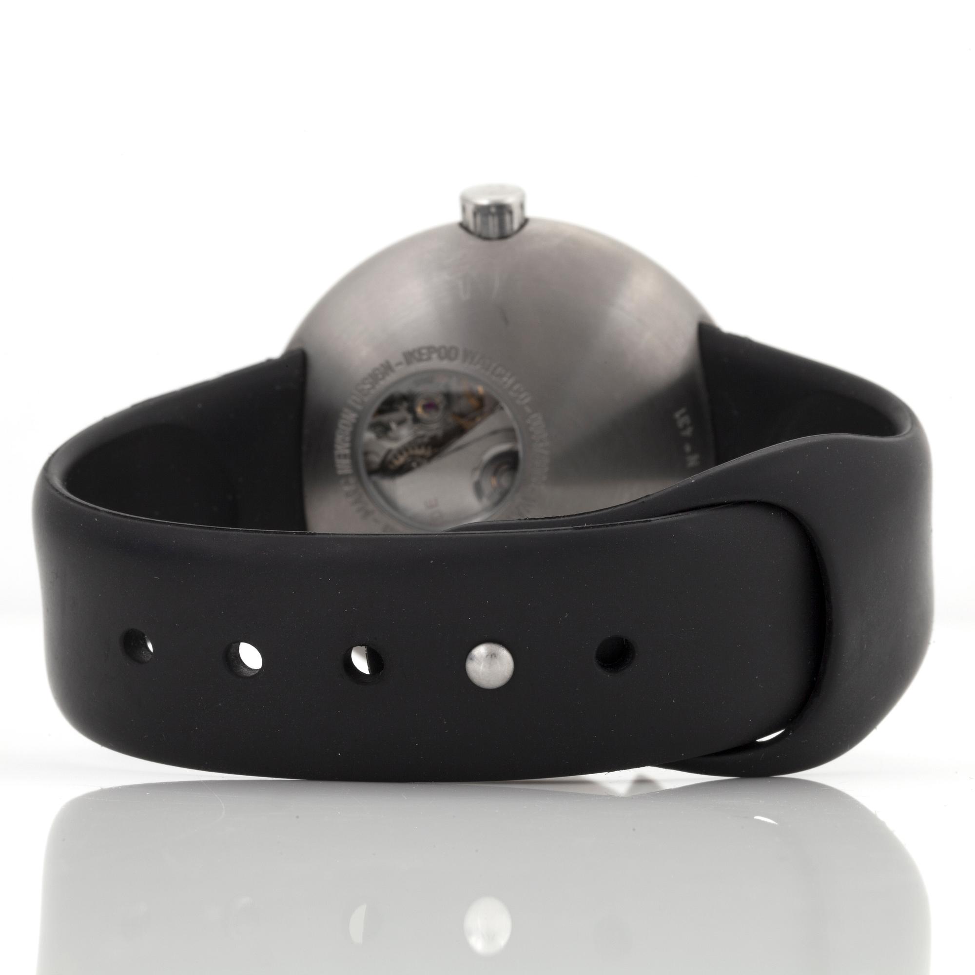 IKEPOD, Megapode, Chronometer, Marc Newson design, chronograph, wristwatch, 46 mm,