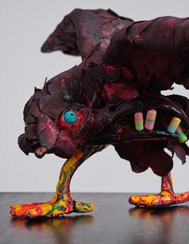 Nathalie Djurberg & Hans Berg, "A Thief Caught in the Act (Flock of Birds)".