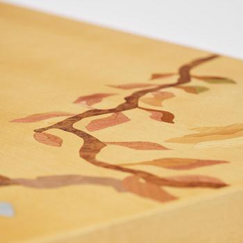 Klara Knutsson, a unique table, "Ornament", executed at Malmstens LiU, Stockholm, 2021.