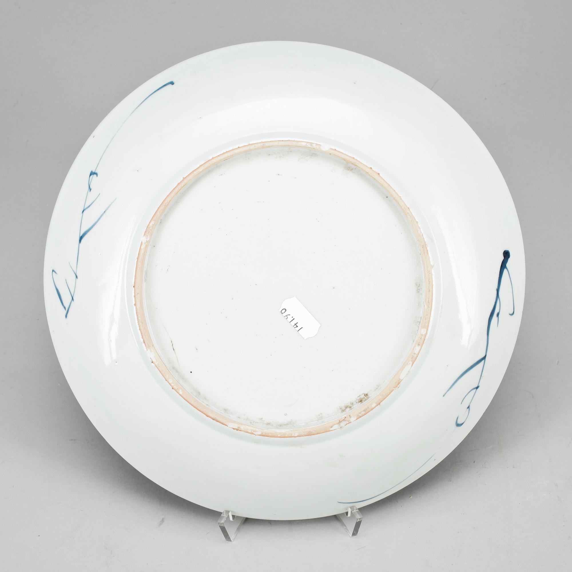 SKÅLFAT, porslin, Qing dynastin, Kangxi (1662-1722).