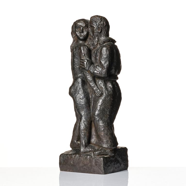 Bror Hjorth, "Rodin och hans musa" (Rodin and his muse).