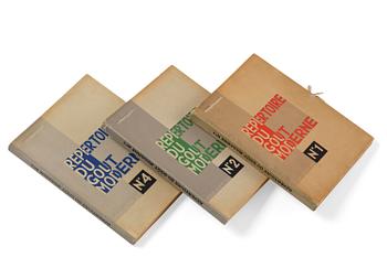 "Répertoire du Goût Moderne", three volumes, Nº 1, 2, 4.