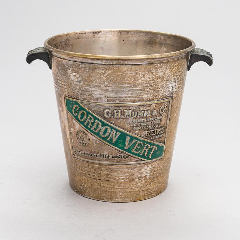 Champagnekylare, Gordon Rouge Argit, Frankrike 1930-tal.