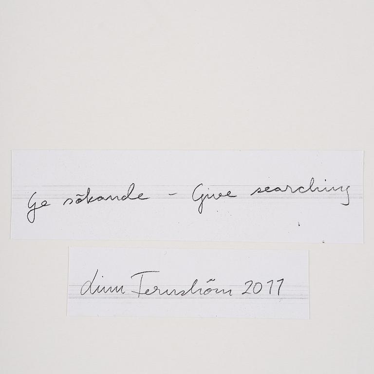 Linn Fernström, "Ge sökande".